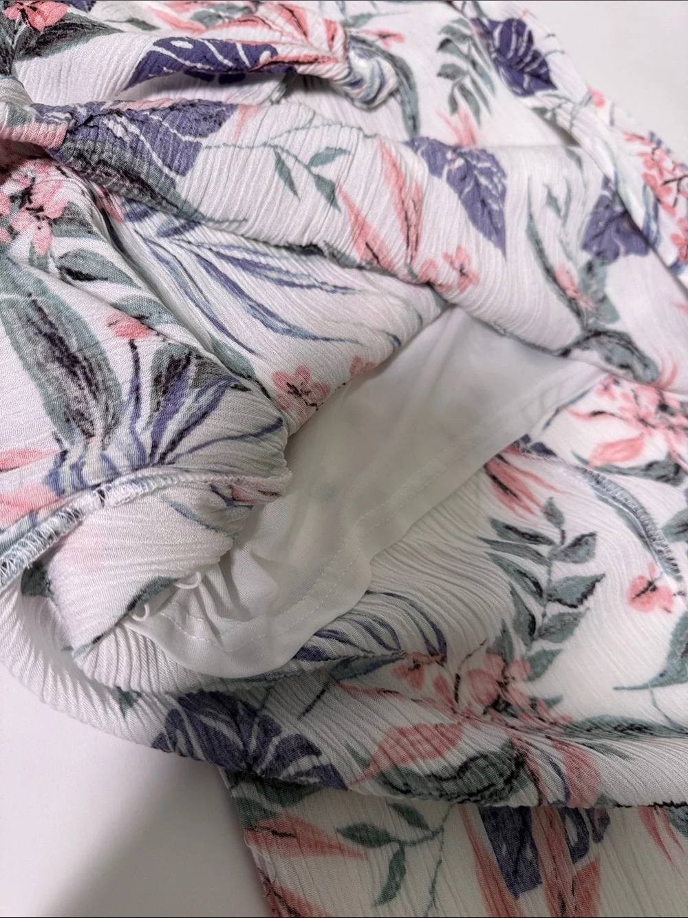 Divided lightweight crinkle